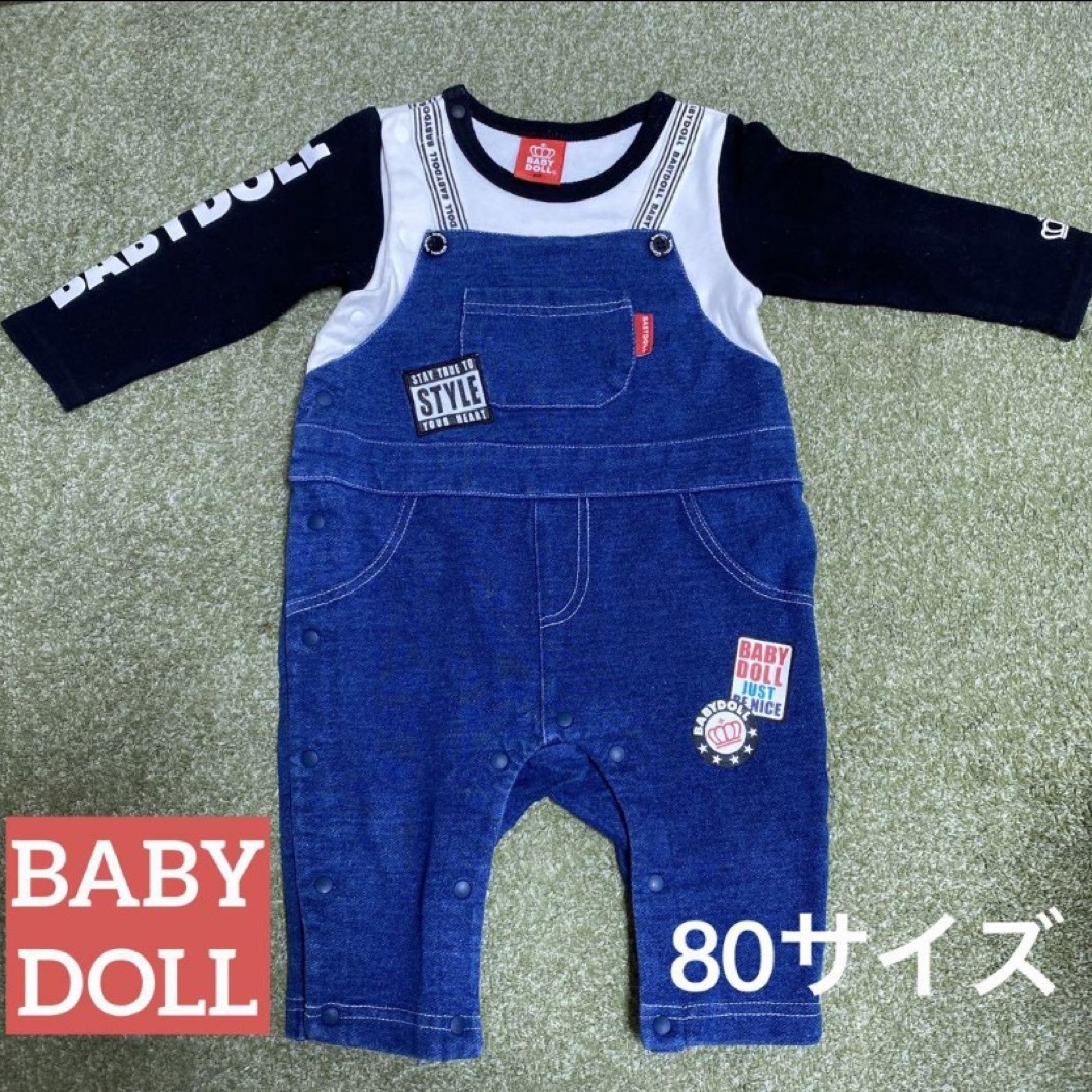 BABYDOLL(ベビードール)のBABY DOLLベビードール　ロンパース　80サイズ キッズ/ベビー/マタニティのベビー服(~85cm)(ロンパース)の商品写真