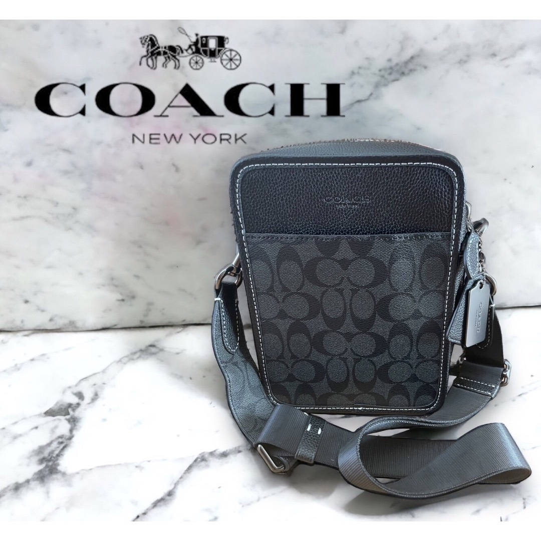 未使用品 コーチ ショルダーバッグ シグネチャー COACH