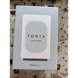 フランフラン(Francfranc)のTORTA FAN HEATER グレー(ファンヒーター)