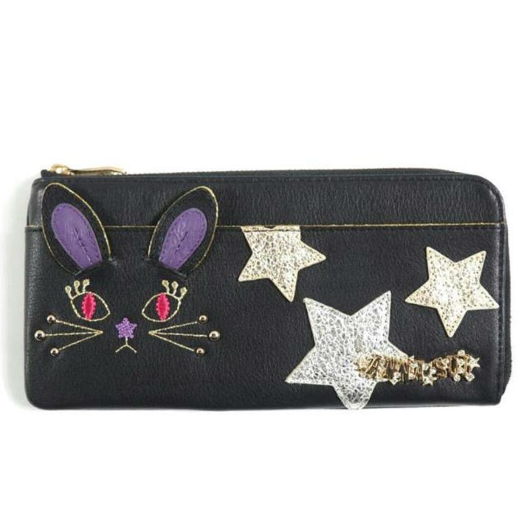 ANNA SUI アナスイ/L字ファスナー 長財布 ウサギ マイミミ/財布 ANNA SUI アナスイ/L字ファスナー 長財布 ウサギ マイミミ/財布