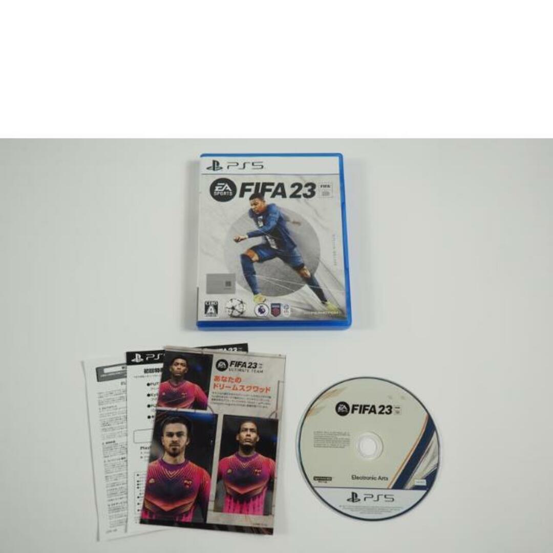 Sony ソニー/PlayStation 5 プレイステーション ファイブ/FIFA 23/4938833024114/GS/Aランク/79【中古】 エンタメ/ホビーのゲームソフト/ゲーム機本体(家庭用ゲームソフト)の商品写真