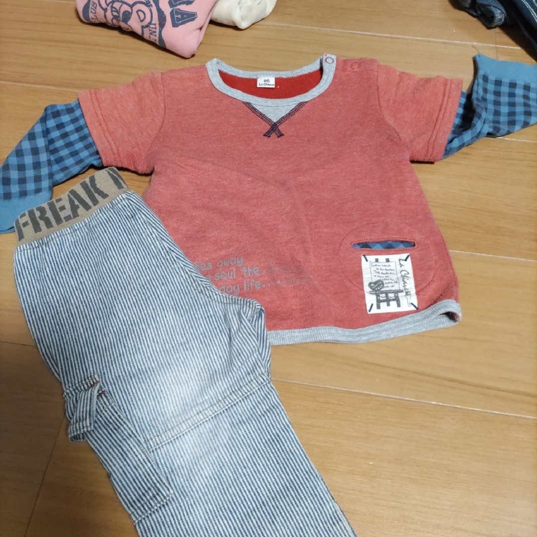 キムラタン(キムラタン)の美品　babyGAP  キムラタン　まとめ売③　サイズ95 洗い替え　保育園 キッズ/ベビー/マタニティのキッズ服男の子用(90cm~)(パンツ/スパッツ)の商品写真