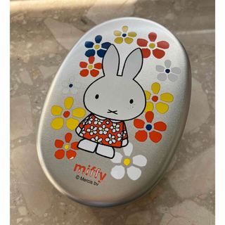 ミッフィー(miffy)のお弁当箱　子ども　幼稚園　小学生　アルミ　ミッフィー　フラワー　(弁当用品)