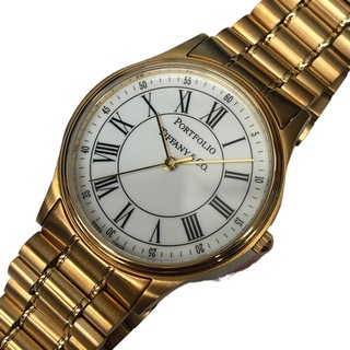 ティファニー(Tiffany & Co.)のティファニー TIFFANY＆CO ポートフォリオ ゴールド ステンレススチール GP/SS クオーツ レディース 腕時計(腕時計)