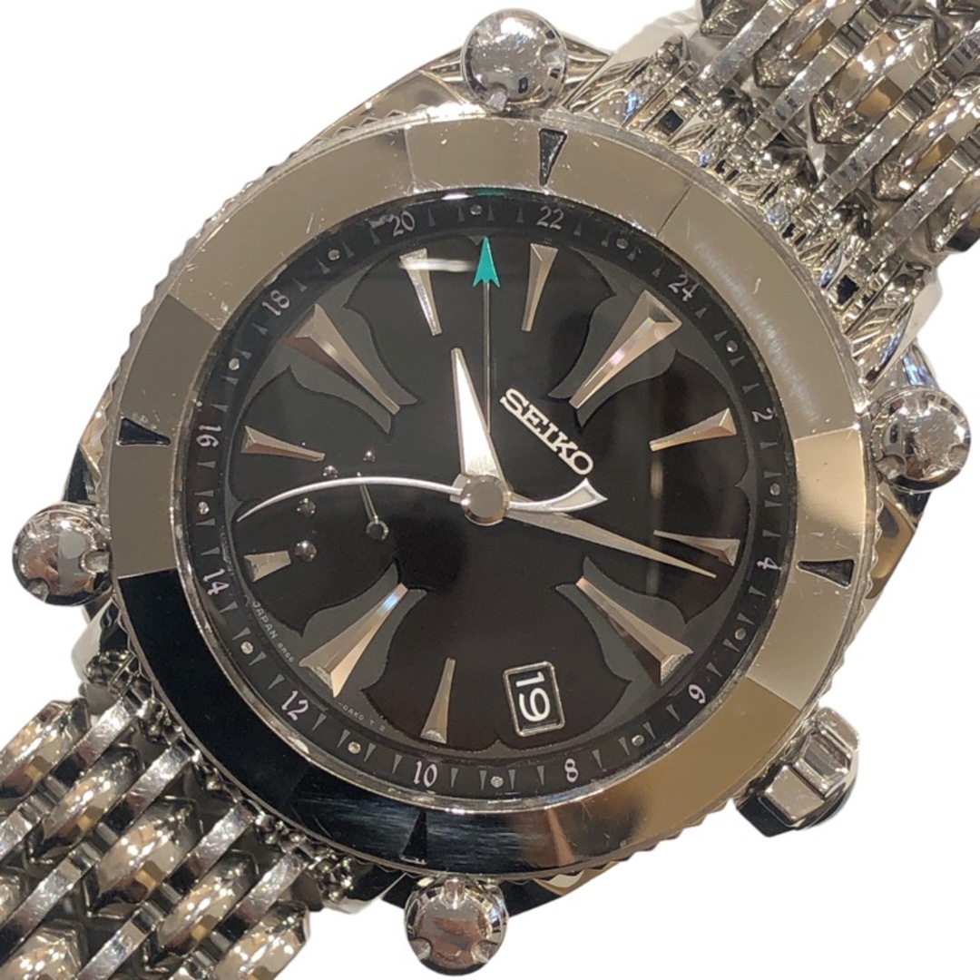 SEIKO(セイコー)の　セイコー SEIKO ガラント　スプリングドライブ　GMT SBLA051 ステンレススチール 自動巻き メンズ 腕時計 メンズの時計(その他)の商品写真