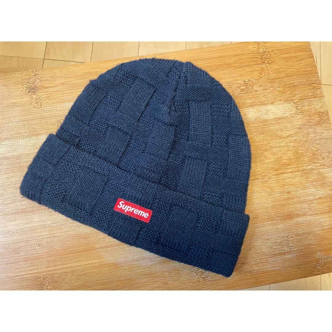 セール Supreme Basket Weave Beanie navy