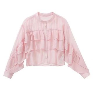 完売品　ZARA フリル ロマンティック ブラウス