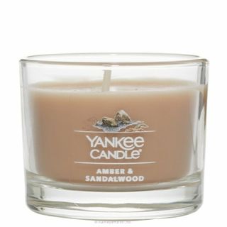 YANKEE CANDLEシグネチャータンブラーミニ「アンバー＆サンダルウッド」