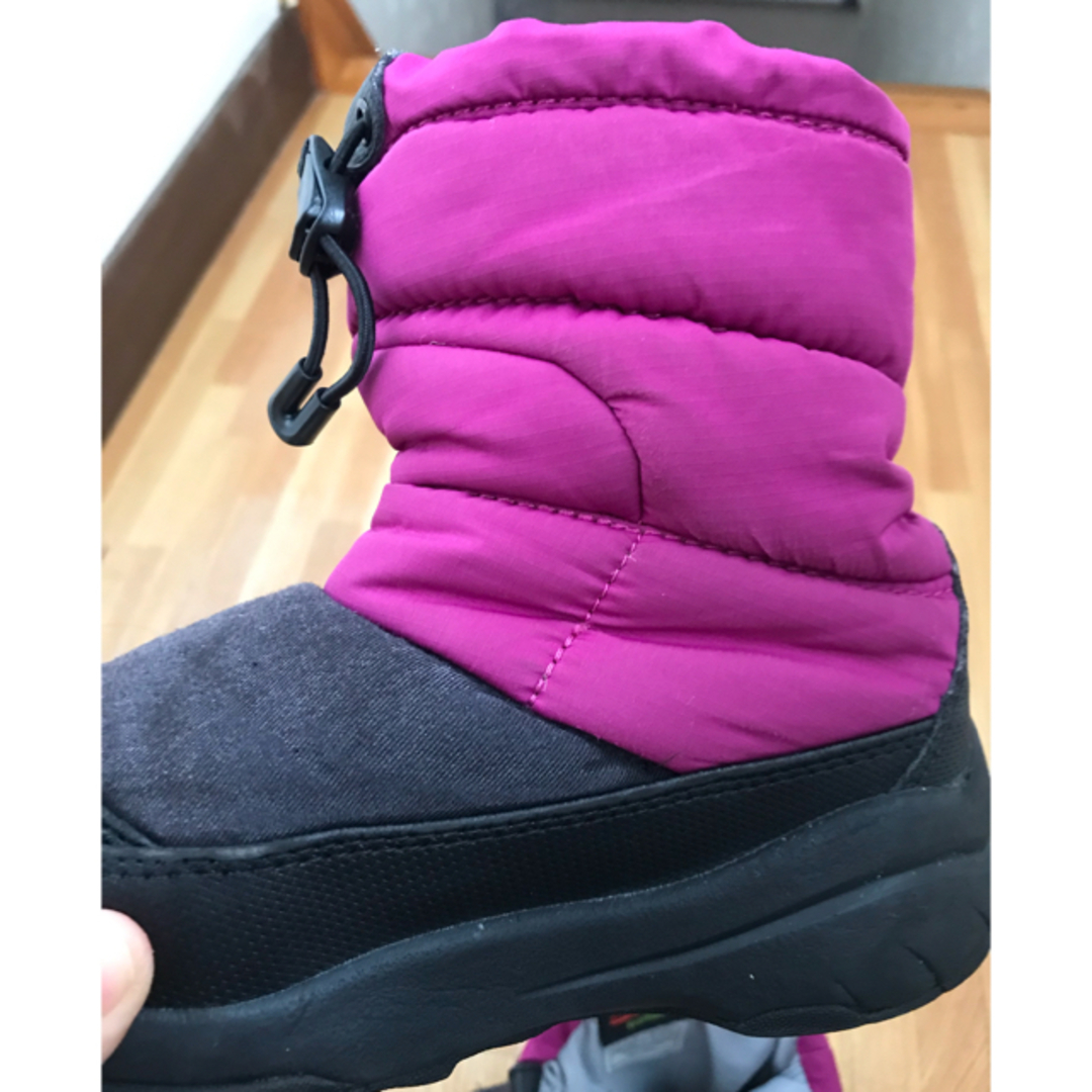 THE NORTH FACE(ザノースフェイス)のノースフェイス  ヌプシ ブーツ 17cm ピンク キッズ/ベビー/マタニティのキッズ靴/シューズ(15cm~)(ブーツ)の商品写真