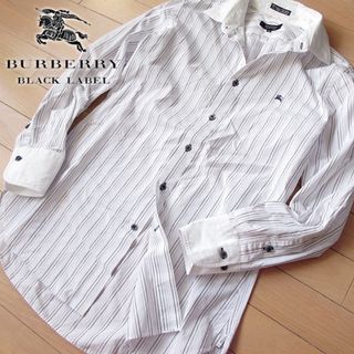 BLACK LABEL メンズ ワイシャツ M 白 クリーニング済 美品