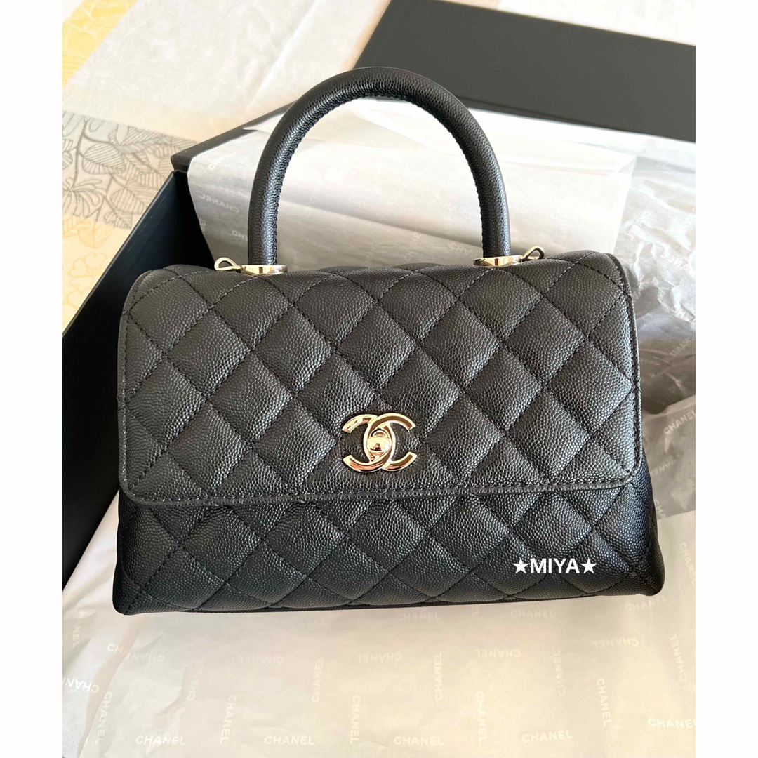 CHANELCHANEL シャネル　ココハンドル24  2way ショルダーバッグ　黒