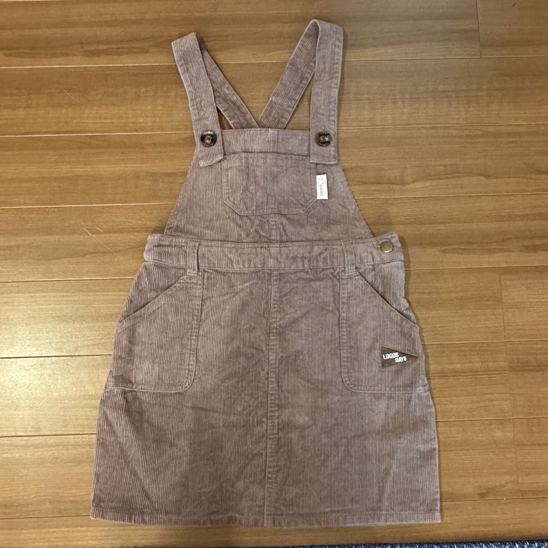 LOGOS(ロゴス)のLOGOS コーデュロイジャンパースカート＊130 キッズ/ベビー/マタニティのキッズ服女の子用(90cm~)(スカート)の商品写真