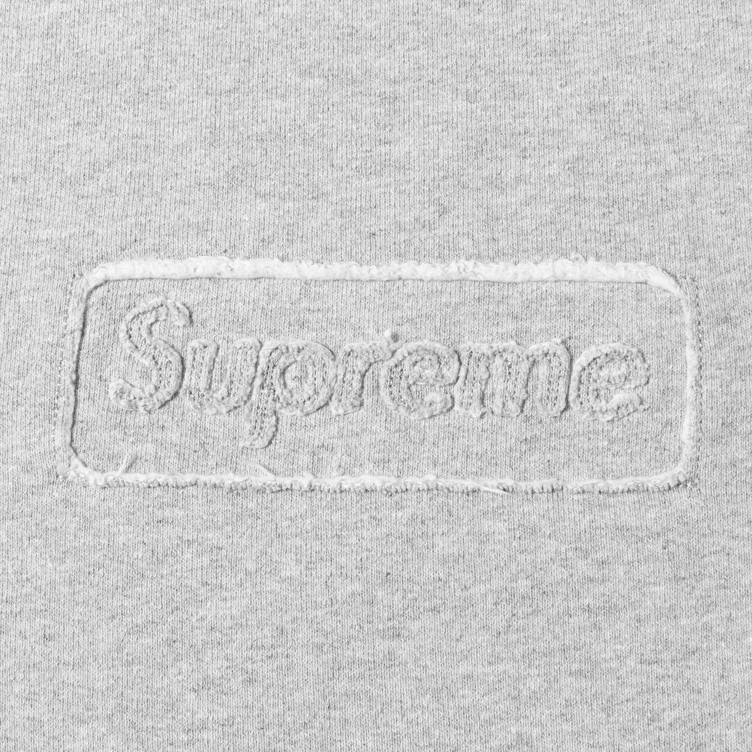 Supreme シュプリーム スウェット サイズ:M 20SS カットアウト ボックスロゴ クルーネック スウェットシャツ Cutout Logo Crewneck BOX LOGO ヘザーグレー トップス トレーナー【メンズ】