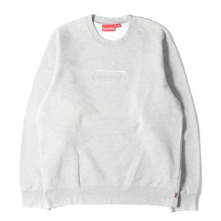 Supreme シュプリーム スウェット サイズ:XL 20SS カットアウト ボックスロゴ クルーネック スウェットシャツ Cutout Logo Crewneck バイオレット トップス トレーナー 【メンズ】