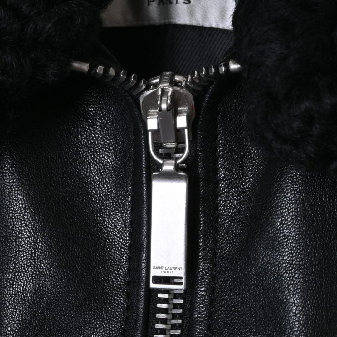 SAINT LAURENT - Saint Laurent Paris ムートン付き ライダース SAINT LAURENT - Saint Laurent Paris ムートン付き ライダース