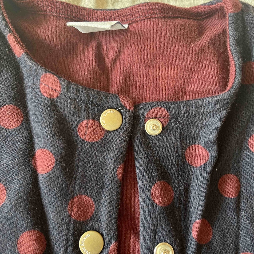 PETIT BATEAU(プチバトー)のプチバトー　100センチ女の子　カーディガン、ジャンパー キッズ/ベビー/マタニティのキッズ服女の子用(90cm~)(カーディガン)の商品写真