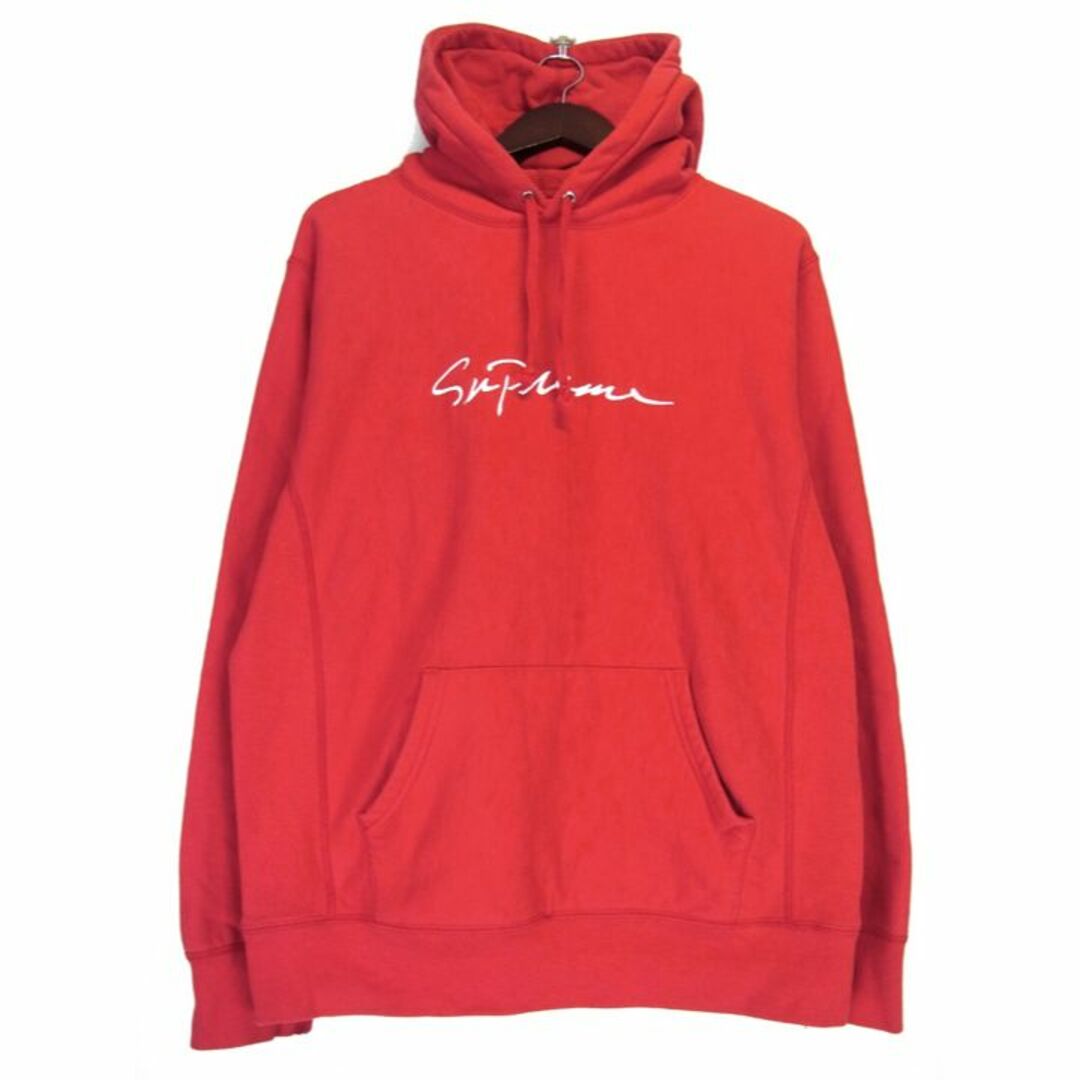 シュプリーム Supreme ■ 18AW 【 Classic Script Hooded Sweatshirt 】 クラシック スクリプト ロゴ  フーデッド スウェットシャツ パーカー w15998 | フリマアプリ ラクマ