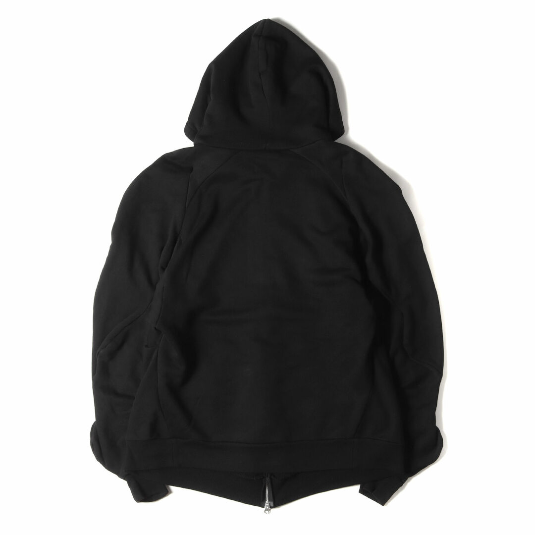 KEISUKE YOSHIDA ケイスケヨシダ パーカー サイズ:F 21AW デッドピジョン ベンデッド スウェット ダブルジップ フーディー Bended Hoodie Dead Pigeon KY21AW019 パーカー ブラック 黒 日本製 トップス フーディー【メンズ】【美品】