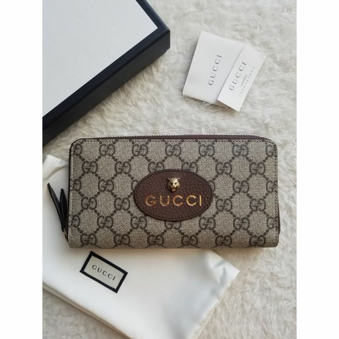 Gucci - GUCCI グッチ Neo Vintage GGスプリーム ジップ 長財布の通販