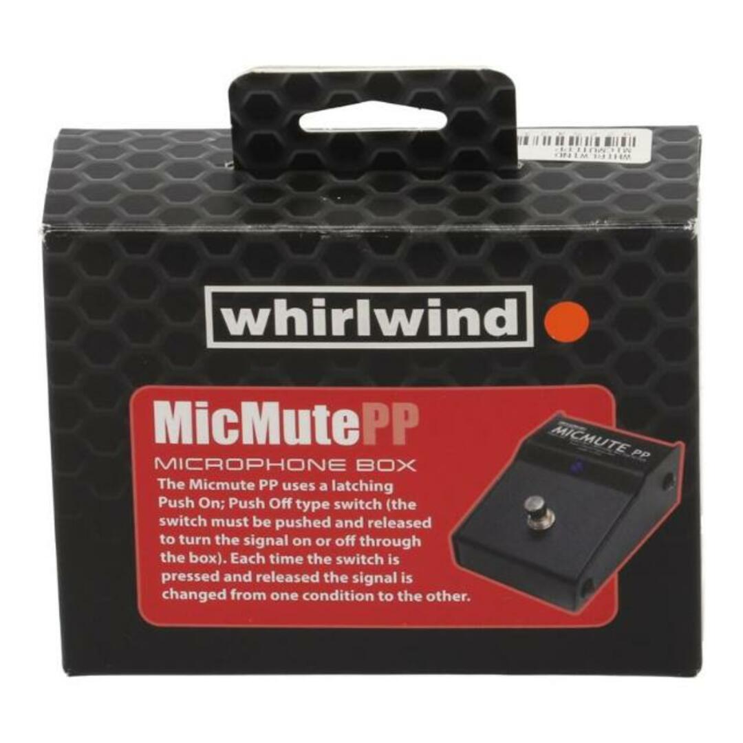 <br>Ｂｅｓｔｅｃ　Ａｕｄｉｏ ベステックオーディオ/パッシブスイッチャー/Whirlwind MICMUTE-PP/楽器関連/Bランク/82【中古】 楽器のレコーディング/PA機器(エフェクター)の商品写真