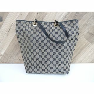 グッチ(Gucci)のM奈001 / GUCCI グッチ GG柄 トートバッグ キャンバス レザー (トートバッグ)