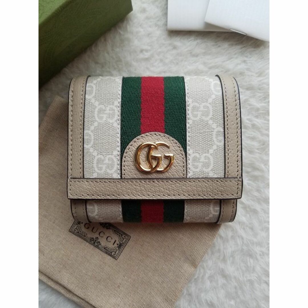 Gucci - GUCCI グッチ Ophidia オフィディア ２つ折り財布の通販 by