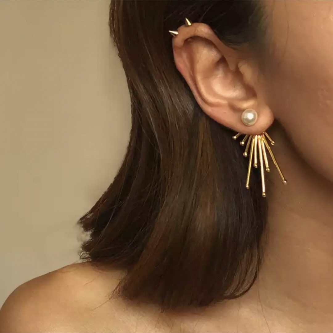 eimy istoire(エイミーイストワール)のSun pearl gold pierce No.283 レディースのアクセサリー(ピアス)の商品写真