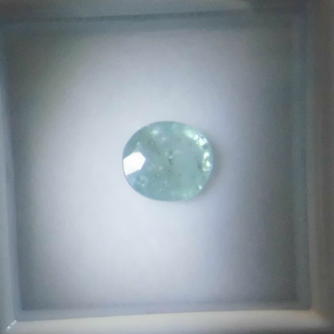 天然😊トルマリン✨パライバネオングリーン🤢1.25ct ケース付 レディースのアクセサリー(その他)の商品写真