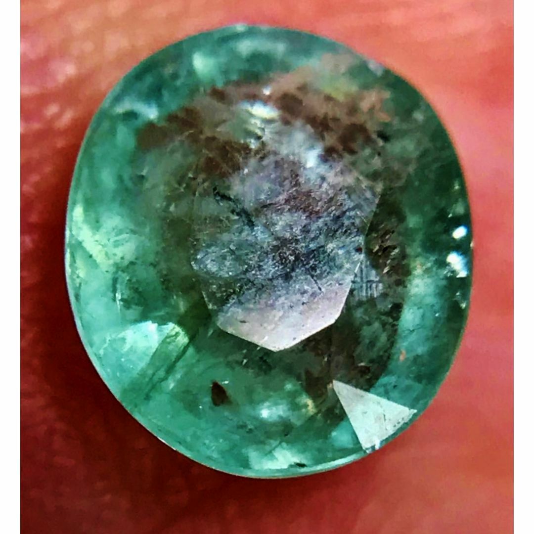 天然😊トルマリン✨パライバネオングリーン🤢1.25ct ケース付 レディースのアクセサリー(その他)の商品写真