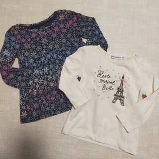 ベビーギャップ(babyGAP)の☆最終価格☆baby Gap Bebe 長袖Tシャツ　ロンＴ　2枚セット(Tシャツ/カットソー)