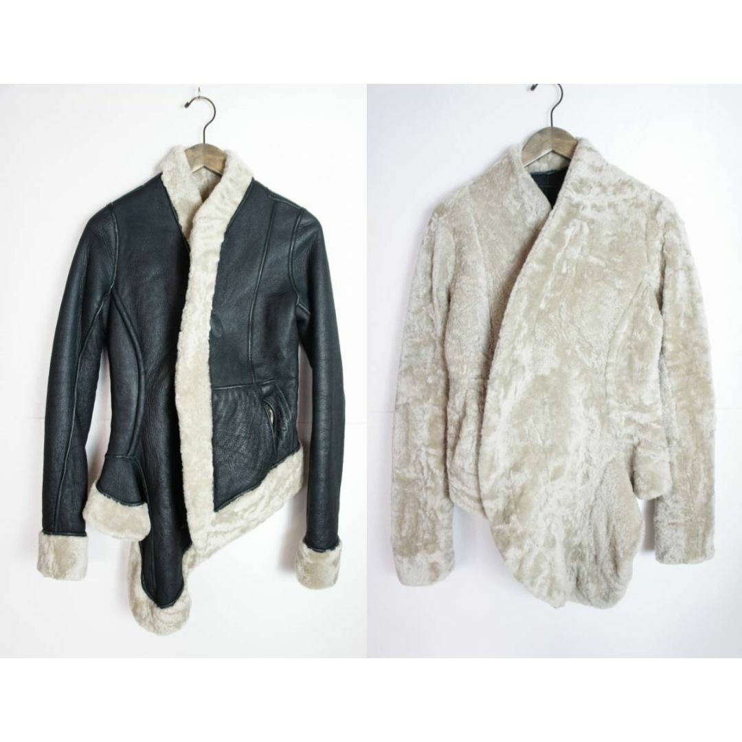 Rick Owensリバーシブル ムートン レザー ジャケット1021N▲LAMBFUR100%生産国