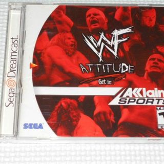 DC★WWF ATTITUDE 海外版 北米版ドリームキャスト(家庭用ゲームソフト)
