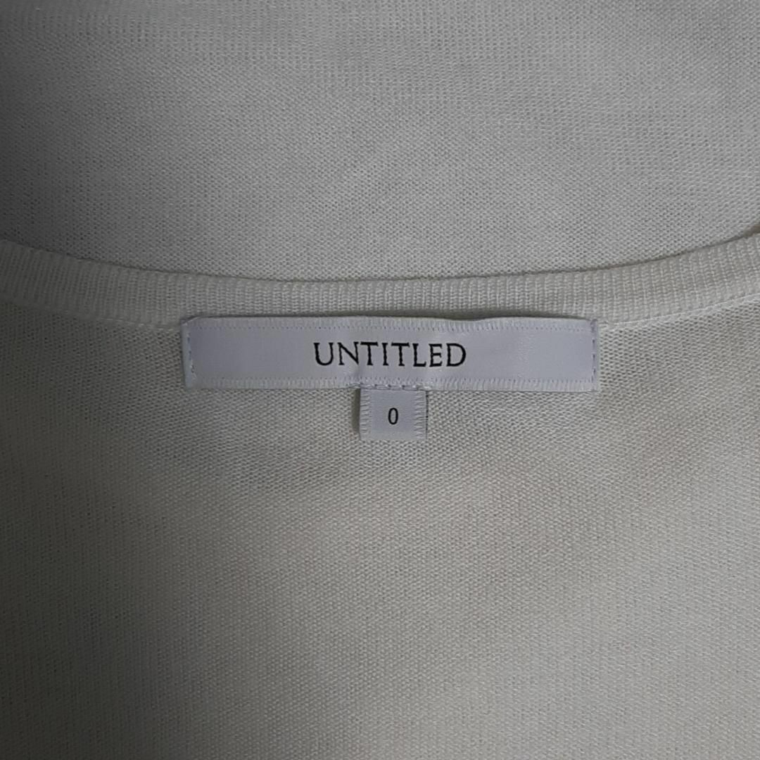 UNTITLED(アンタイトル)のUNTITLED アンタイトル ニット 匿名配送 レディースのトップス(ニット/セーター)の商品写真