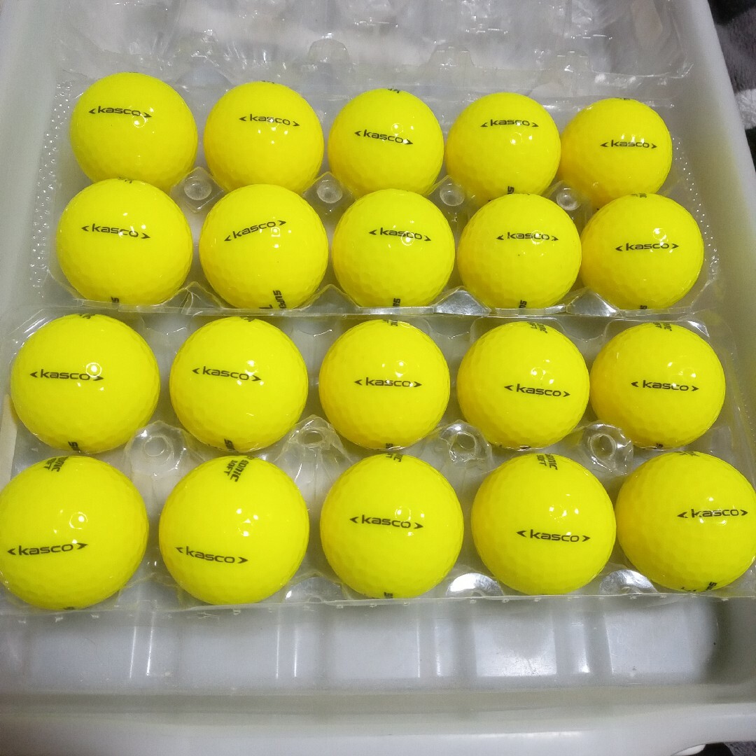 Kasco(キャスコ)のロストボール SUPER SONIC SOFT 20球 スポーツ/アウトドアのゴルフ(その他)の商品写真