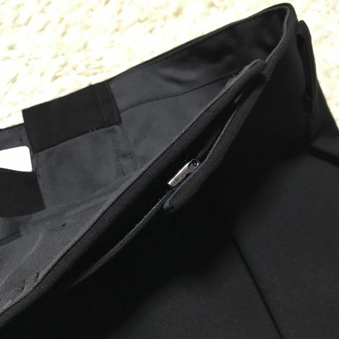 【在庫限り】礼服ダブル　ウエスト調整付き　黒　新品　高級　大きい　E914 メンズのスーツ(セットアップ)の商品写真