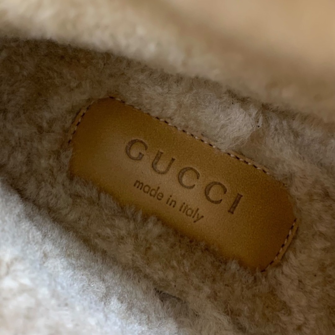 GUCCI - 未使用 グッチ GUCCI ブーツ ショートブーツ ムートン GUCCI - 未使用 グッチ GUCCI ブーツ ショートブーツ ムートン