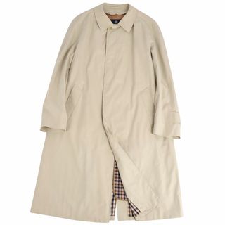 アクアスキュータム(AQUA SCUTUM)の美品 アクアスキュータム Aquascutum LONDON コート ステンカラーコート バルマカーンコート ライナー付き 英国製 アウター メンズ 42(L相当) ベージュ(ステンカラーコート)