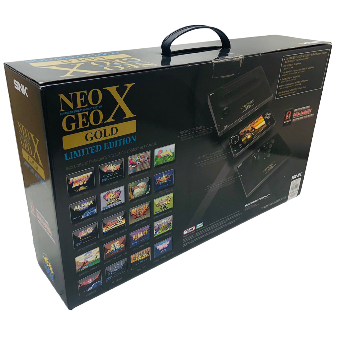 NEOGEO(ネオジオ)のGEO X GOLD/ネオジオX ゴールド/LIMITED EDITION エンタメ/ホビーのゲームソフト/ゲーム機本体(家庭用ゲーム機本体)の商品写真