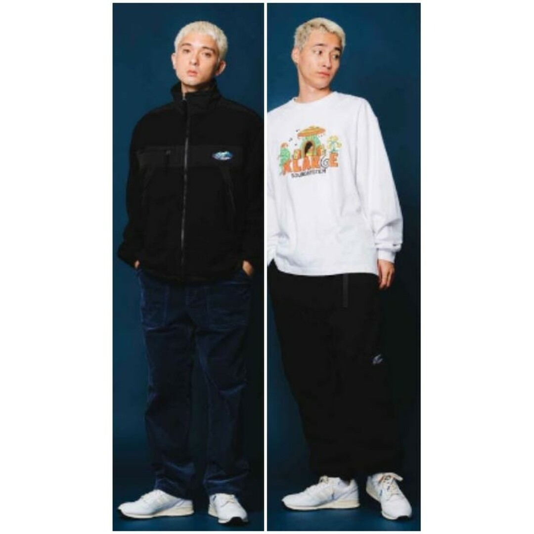 xlarge  paneled Fleece jacket&pantsセットメンズ