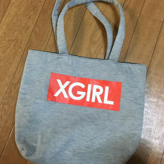 エックスガール(X-girl)のXGIRL トートバッグ グレー(トートバッグ)
