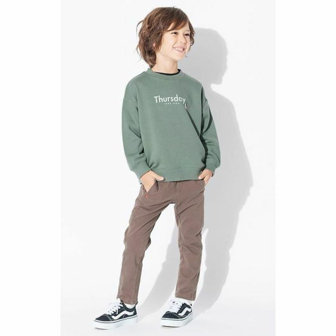 BREEZE(ブリーズ)の120　BREEZE　曜日プリントトレーナー　スウェット　ブリーズ キッズ/ベビー/マタニティのキッズ服男の子用(90cm~)(Tシャツ/カットソー)の商品写真