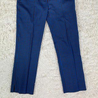 美品 PRADA プラダ チェック柄 クロップド パンツ