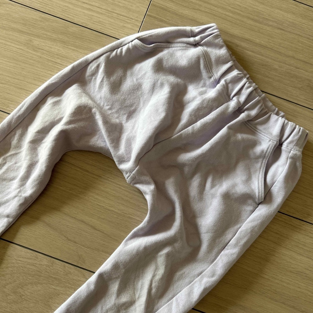 GU(ジーユー)のGU 子供用 サルエルパンツ 90cm 2個セット 中古 キッズ/ベビー/マタニティのキッズ服女の子用(90cm~)(パンツ/スパッツ)の商品写真