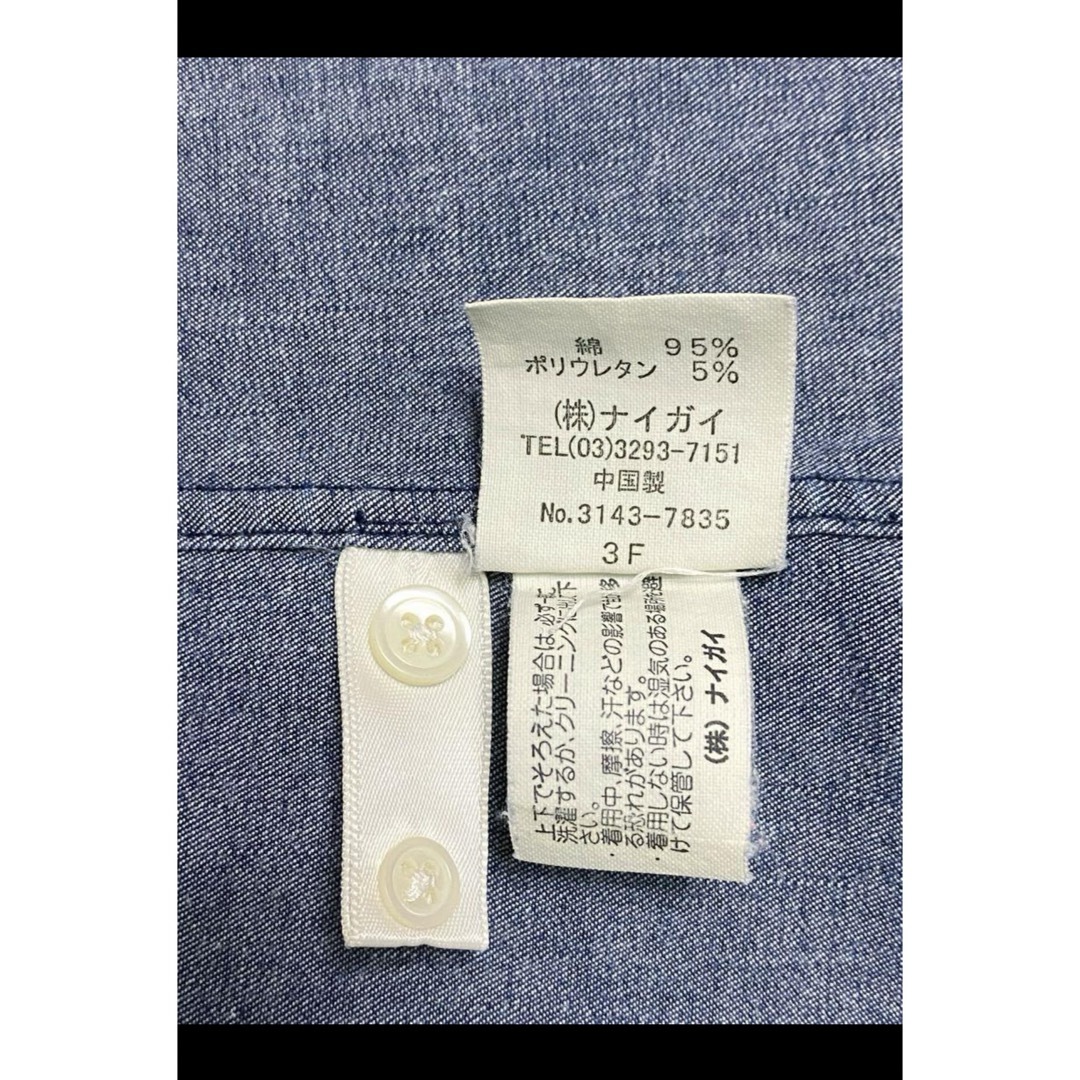 POLO RALPH LAUREN(ポロラルフローレン)の【希少 ストレッチ デニムシャツ】 ラルフローレン シャツ XS  NO1586 レディースのトップス(シャツ/ブラウス(長袖/七分))の商品写真