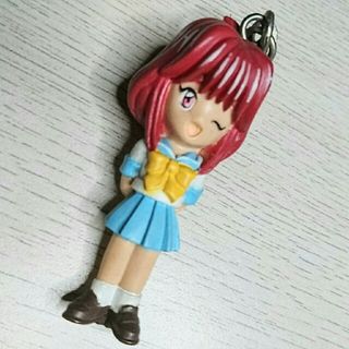 コナミ(KONAMI)の【ときめきメモリアル】朝日奈夕子ちゃん★特製フィギュアチャーム★キーホルダー(キャラクターグッズ)