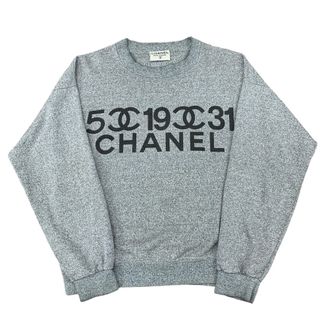 シャネル(CHANEL)の[USED/中古]CHANEL シャネル スウェット トレーナー 5 19 31 ココマーク ロゴ １９９０年代 ヴィンテージ グレー 中古 tdc-001861-4d(トレーナー/スウェット)