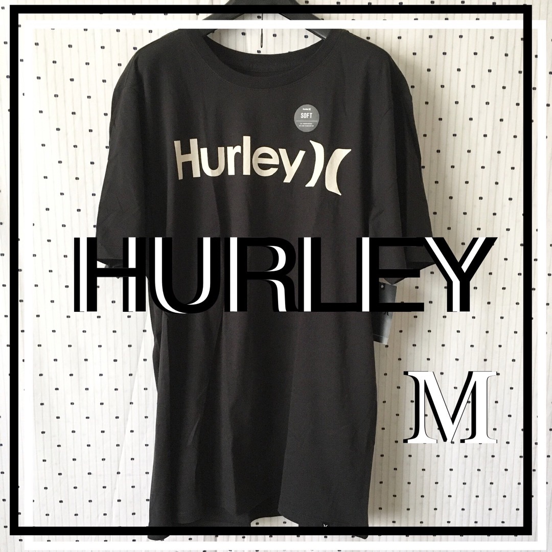 Hurley(ハーレー)のHurleyハーレーUS限定logoプリントプレミアムSOFTシャツ M１点物 スポーツ/アウトドアのスポーツ/アウトドア その他(サーフィン)の商品写真