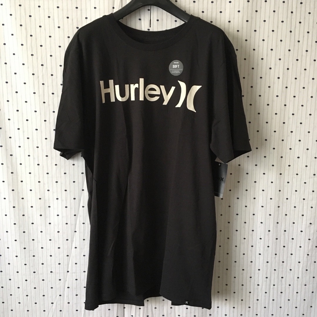 Hurley(ハーレー)のHurleyハーレーUS限定logoプリントプレミアムSOFTシャツ M１点物 スポーツ/アウトドアのスポーツ/アウトドア その他(サーフィン)の商品写真