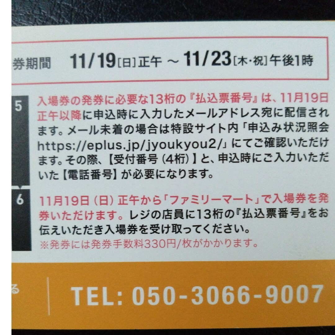 ジャイアンツファンフェスタ2023 招待引換券 2枚