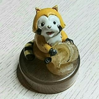 カイヨウドウ(海洋堂)の【ラスカル】かわいいミニチュア☆ボトルキャップ★フィギュア 海洋堂 コレクション(キャラクターグッズ)